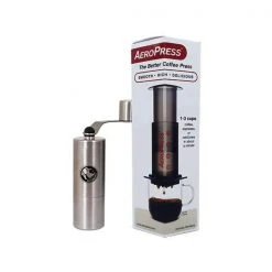 AeroPress Coffee Maker & Rhinowares Compact Grinder