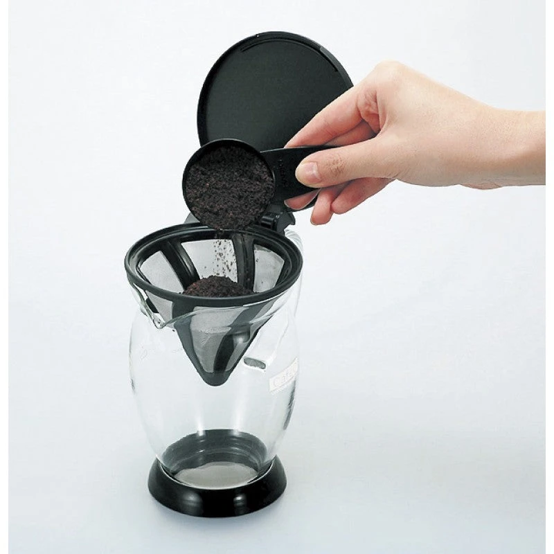 Hario Cafeor Dripper Pot - 2 Cup Black 2 Hario Cafeor Dripper Pot - 2 Cup Black