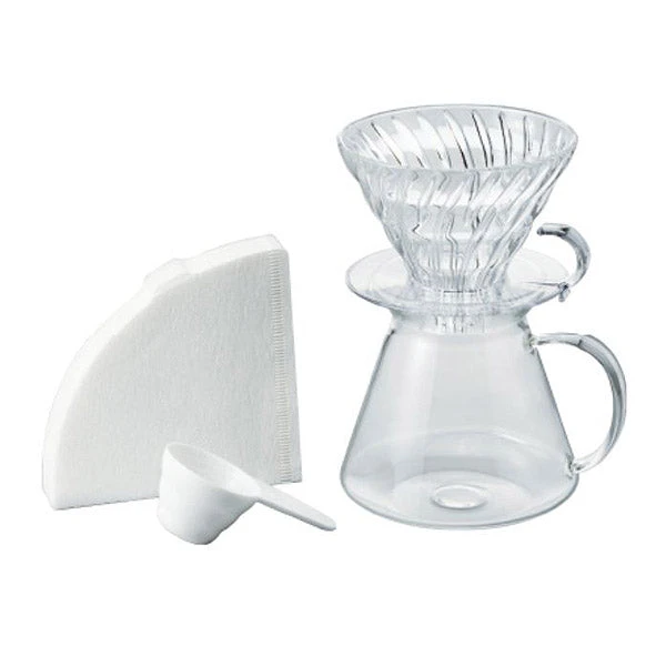 Hario Simply V60 Glass Brewing Kit 1 Hario Simply V60 Glass Brewing Kit