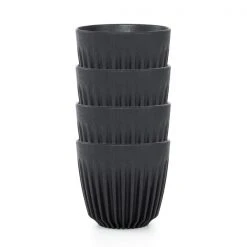 Huskee Charcoal Cups - 4 Pack