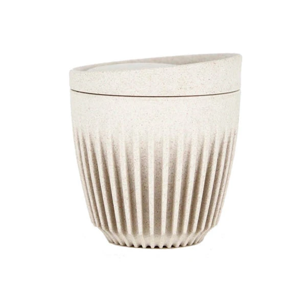 Huskee Natural Cup W Lid 1 Huskee Natural Cup W Lid