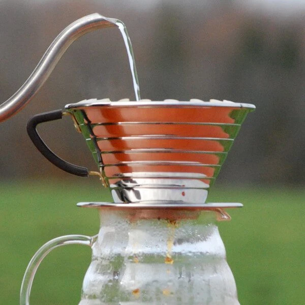 Kalita Stainless Wave Dripper 185 2 Kalita Stainless Wave Dripper 185