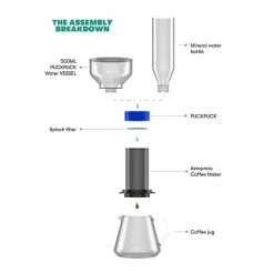 PUCKPUCK Cold Brew Adapter For Aeropress Coffee Maker Aerobie AeroPress