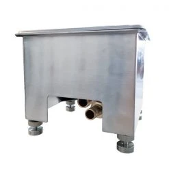 Tiamo Mik Jug Rinser - Stainless Steel Bench Fitting