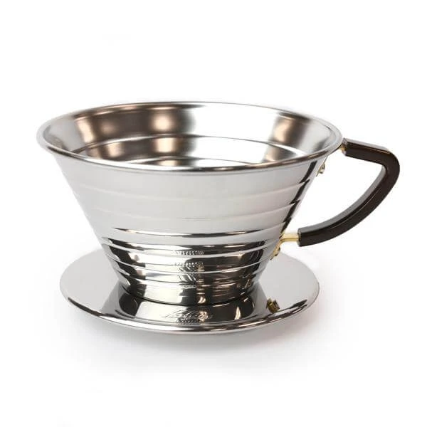 Kalita Stainless Wave Dripper 185 1 Kalita Stainless Wave Dripper 185