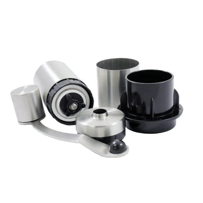 AeroPress Coffee Maker & Rhinowares Compact Grinder 6 AeroPress Coffee Maker & Rhinowares Compact Grinder